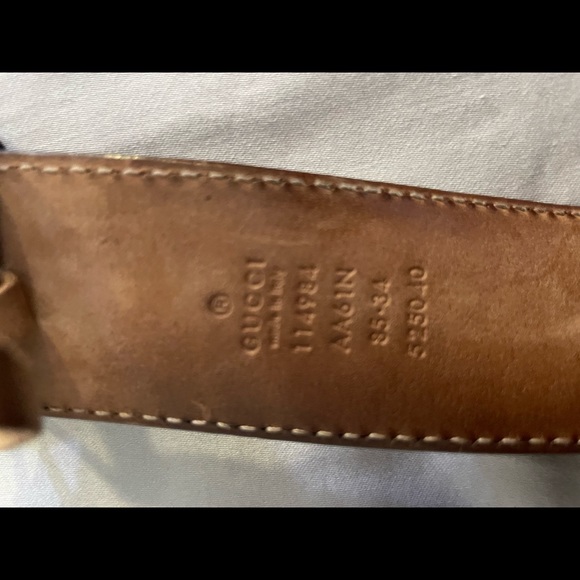 Red Gucci belt - Picture 4 of 4